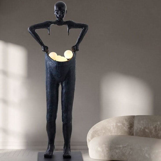 Moises Stehlampe Modernes Design Glanzvolle Beleuchtung Wohnzimmer Büro