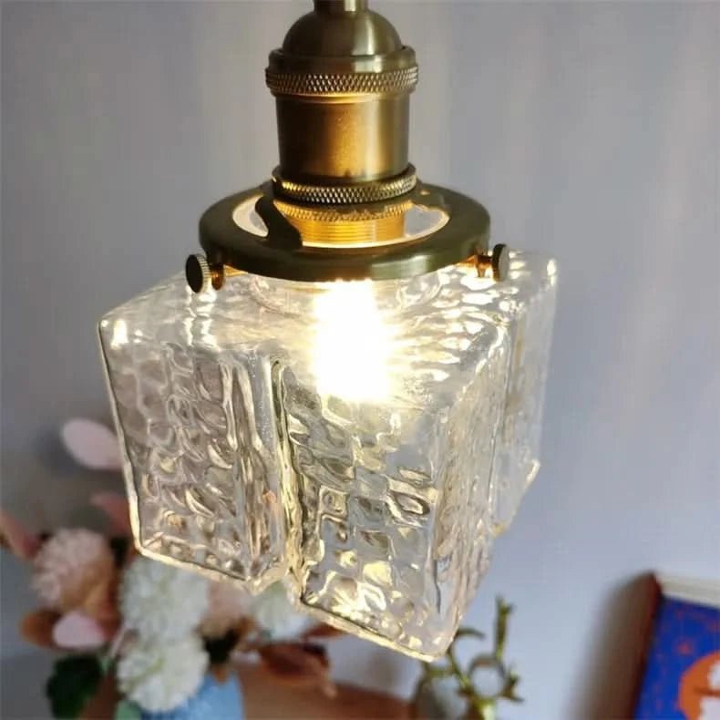 Emilie Pendelleuchte Quadratisch Glas Metall Elegante Beleuchtung Zuhause