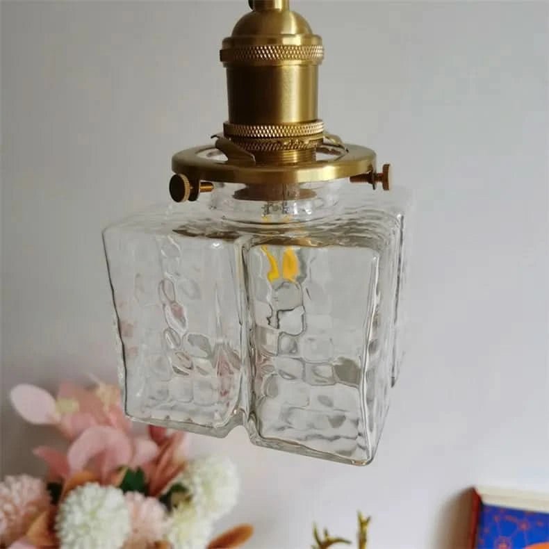 Emilie Pendelleuchte Quadratisch Glas Metall Elegante Beleuchtung Zuhause