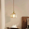 Emilie Pendelleuchte Quadratisch Glas Metall Elegante Beleuchtung Zuhause