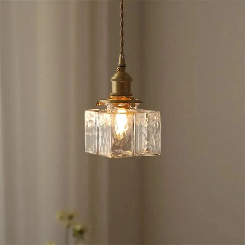 Emilie Pendelleuchte Quadratisch Glas Metall Elegante Beleuchtung Zuhause
