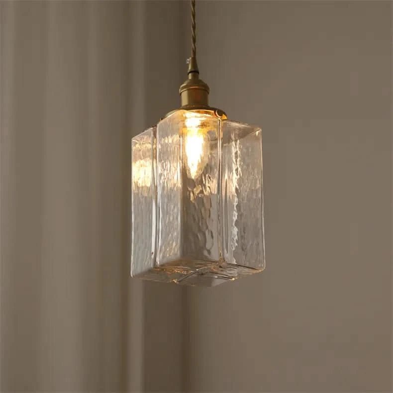 Emilie Pendelleuchte Quadratisch Glas Metall Elegante Beleuchtung Zuhause