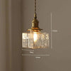 Emilie Pendelleuchte Quadratisch Glas Metall Elegante Beleuchtung Zuhause