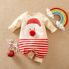 MiniMode Festlicher Anzug – Weicher Weihnachtsstrampler Aus Baumwolle Für Babys Erstes Fest