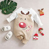 MiniMode Festlicher Anzug – Weicher Weihnachtsstrampler Aus Baumwolle Für Babys Erstes Fest