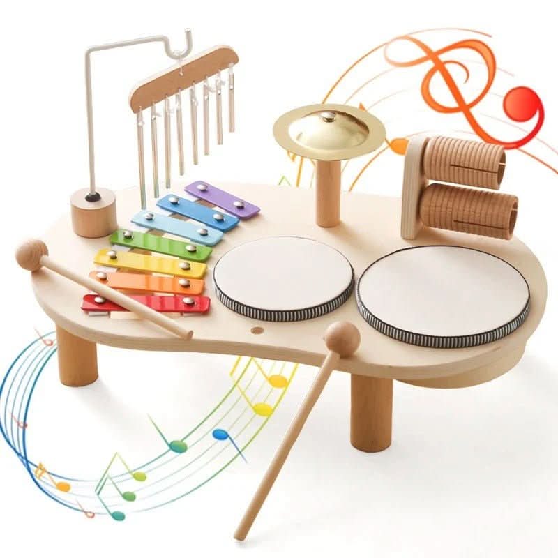 Melodiny Satz – Musikalisches Holzspielzeug Für Babys – Rhythmus Entdecken & Kreativität Fördern