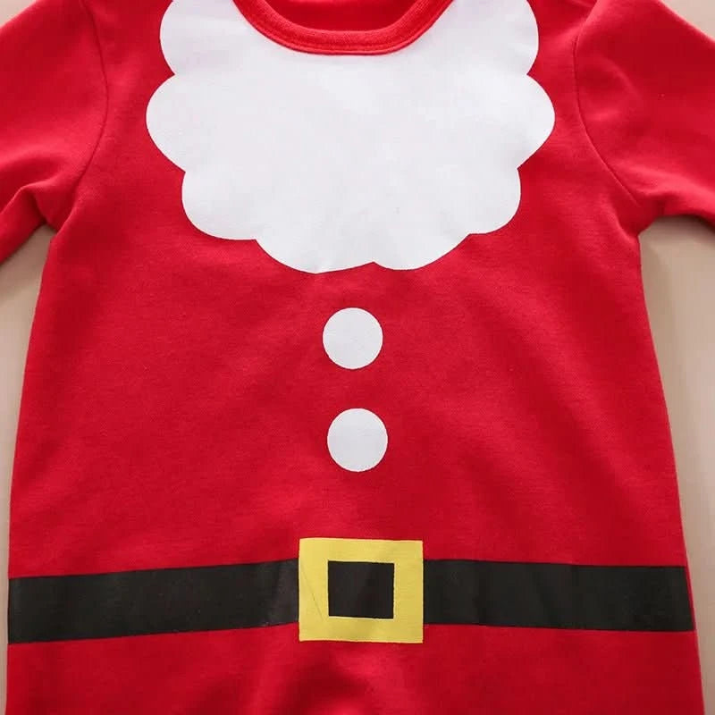 MiniMode Festlicher Anzug – Weicher Weihnachtsstrampler Aus Baumwolle Für Babys Erstes Fest