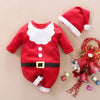 MiniMode Festlicher Anzug – Weicher Weihnachtsstrampler Aus Baumwolle Für Babys Erstes Fest