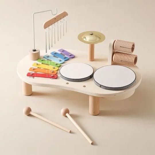 Melodiny Satz – Musikalisches Holzspielzeug Für Babys – Rhythmus Entdecken & Kreativität Fördern