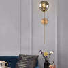 Celesti Wandlampe Modernes Glasstein Und Eisen Beleuchtung