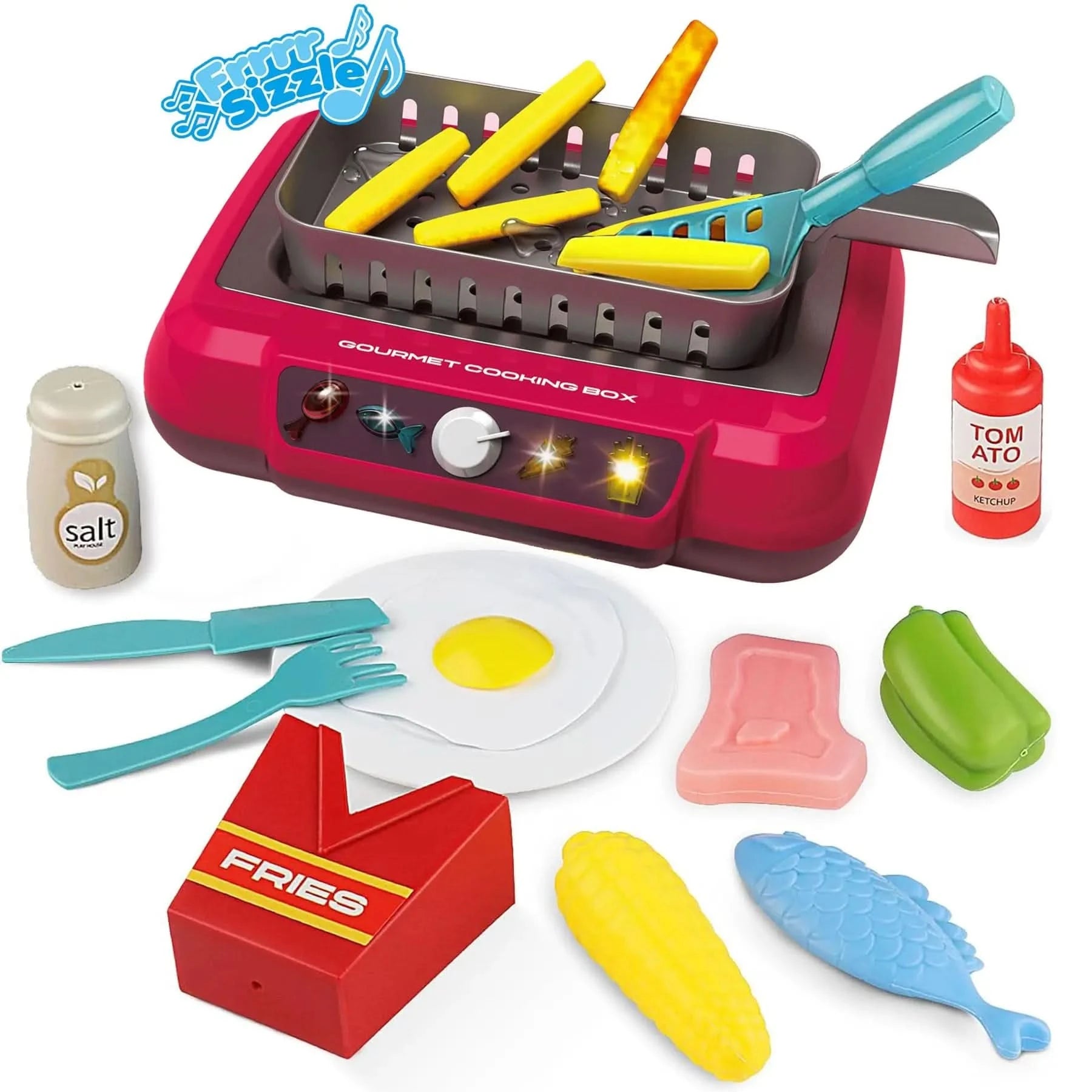 Kleinkoch Set – Farbenfrohes Kinder-Küchenset Mit Zubehör Für Fantasievolles Rollenspiel