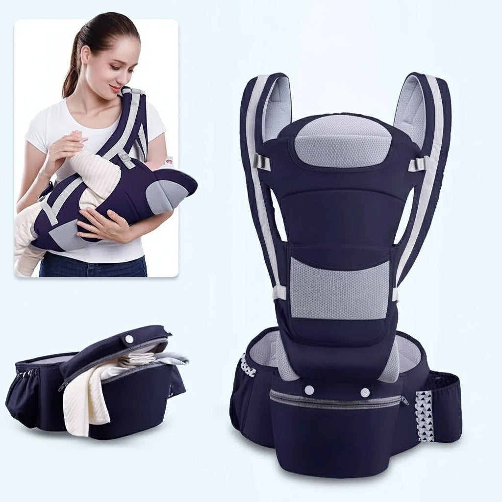 Kuschelhüfte Säugling Tragesystem – Ergonomischer Babyträger für Schmerzfreies Tragen