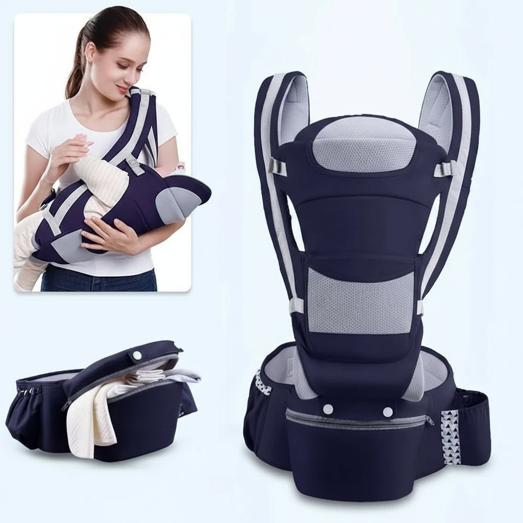 Kuschelhüfte Säugling Tragesystem – Ergonomischer Babyträger für Schmerzfreies Tragen