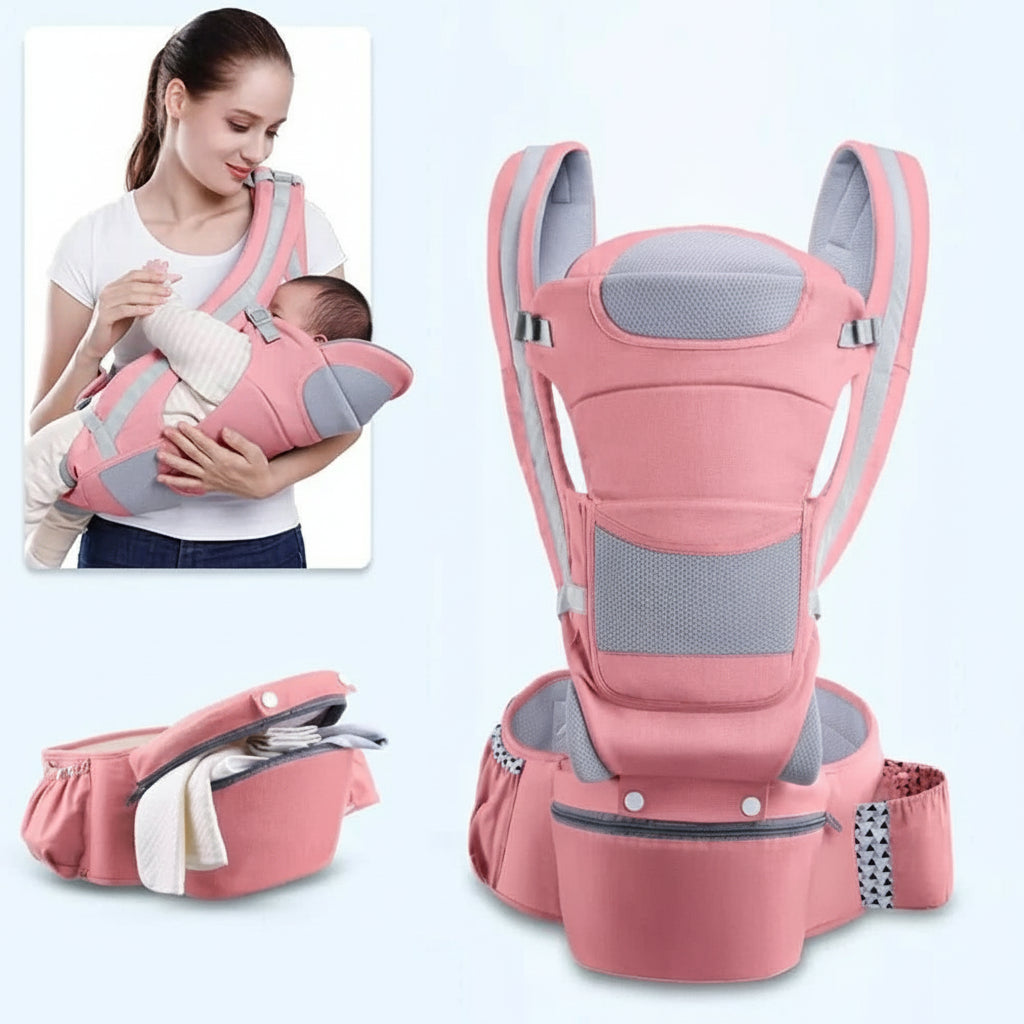 Kuschelhüfte Säugling Tragesystem – Ergonomischer Babyträger für Schmerzfreies Tragen