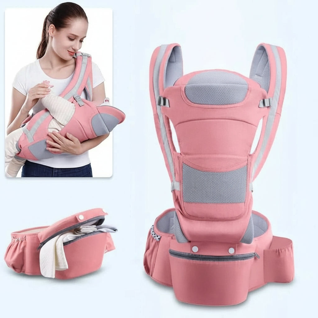Kuschelhüfte Säugling Tragesystem – Ergonomischer Babyträger für Schmerzfreies Tragen