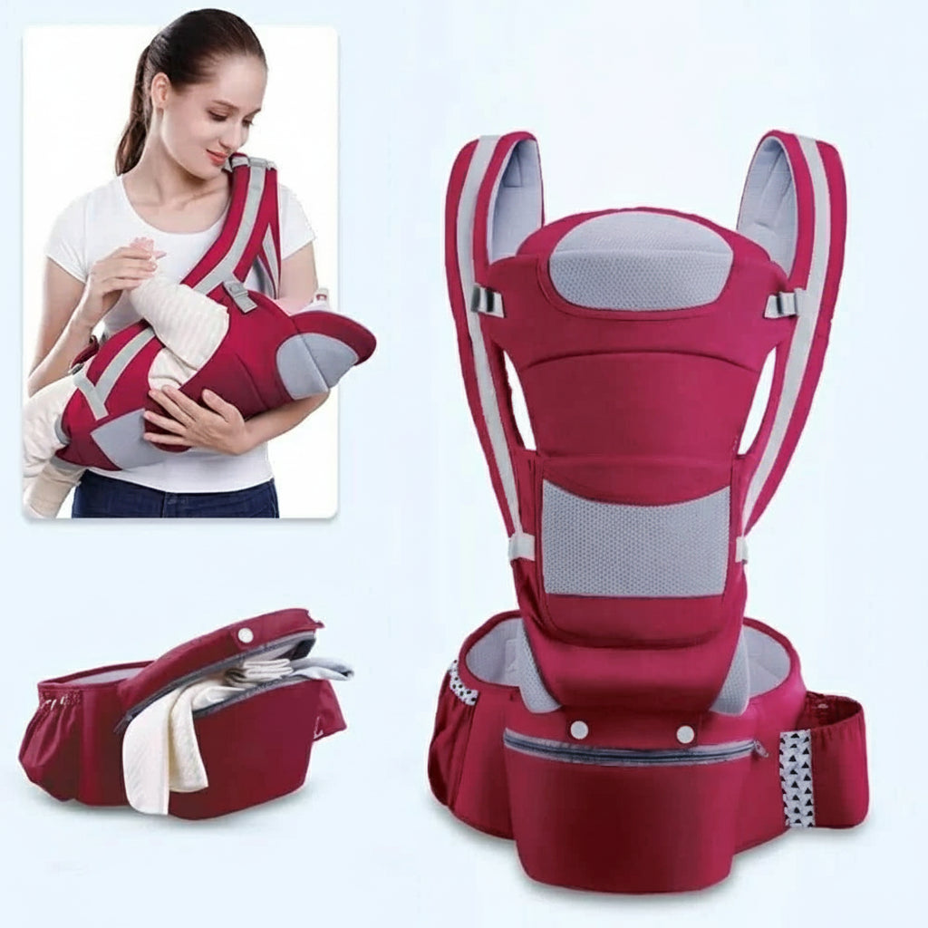 Kuschelhüfte Säugling Tragesystem – Ergonomischer Babyträger für Schmerzfreies Tragen