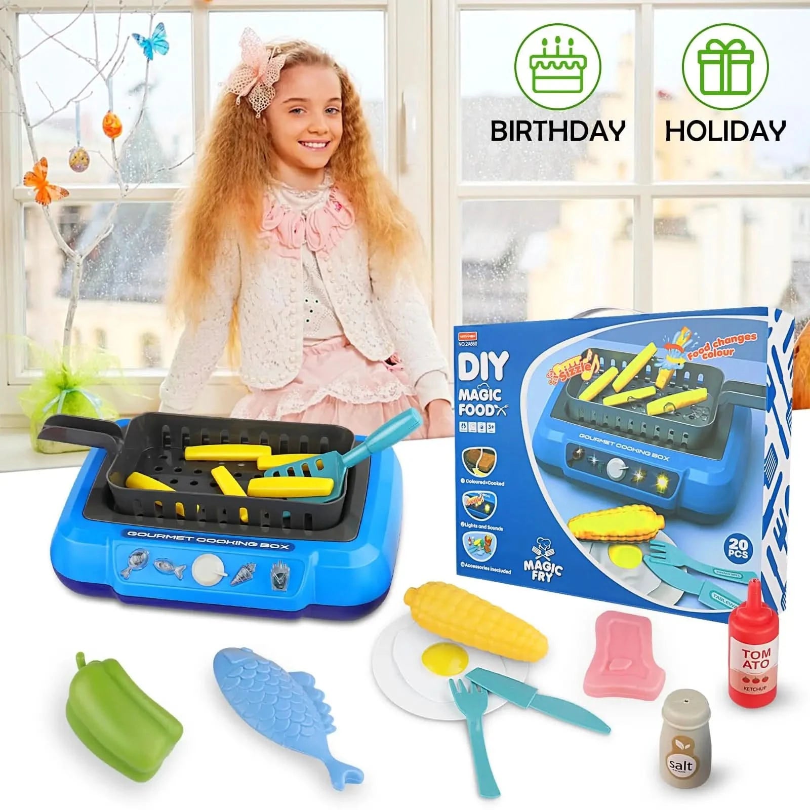 Kleinkoch Set – Farbenfrohes Kinder-Küchenset Mit Zubehör Für Fantasievolles Rollenspiel