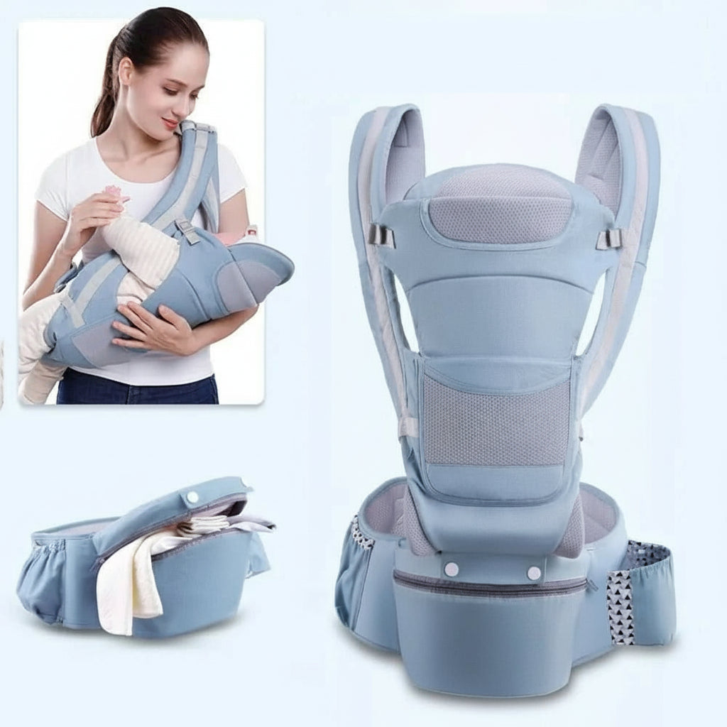 Kuschelhüfte Säugling Tragesystem – Ergonomischer Babyträger für Schmerzfreies Tragen