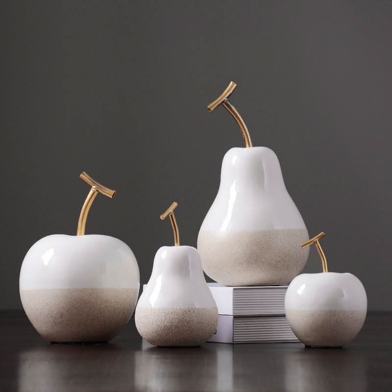 VIRELLA Keramische Obstskulpturen Modernes Design Zeitlose Eleganz Für Wohnräume