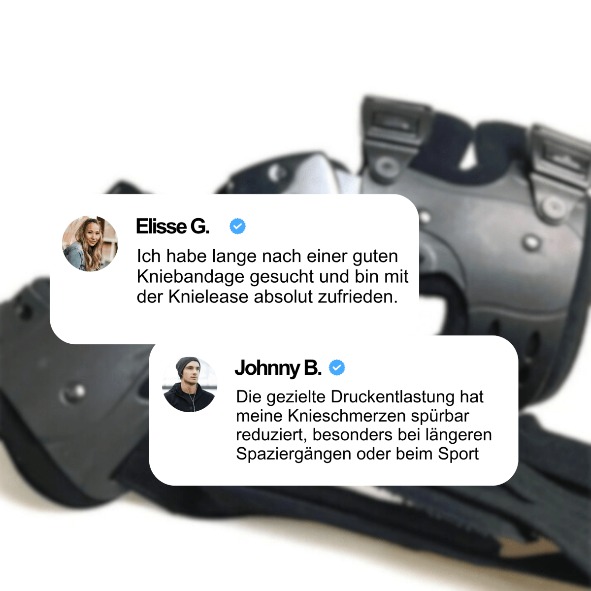 KNIELEASE Knie Unterstützung – Orthopädische Kniebandage Zur Schmerzlinderung & Stabilisierung