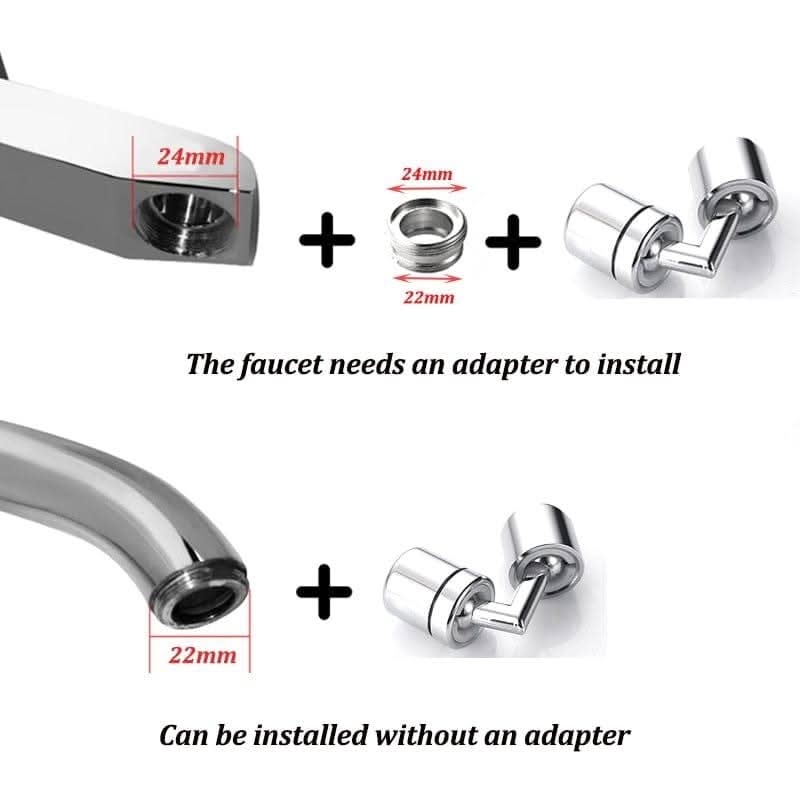 ARLEN SmartFit Wasserhahn-Anschluss Spritz-Filter-Design Edelstahl Haltbarkeit Lecksichere Leistung