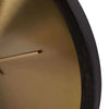 Sloa - Elegante Wanduhr in Messing und Schwarz