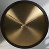 Sloa - Elegante Wanduhr in Messing und Schwarz