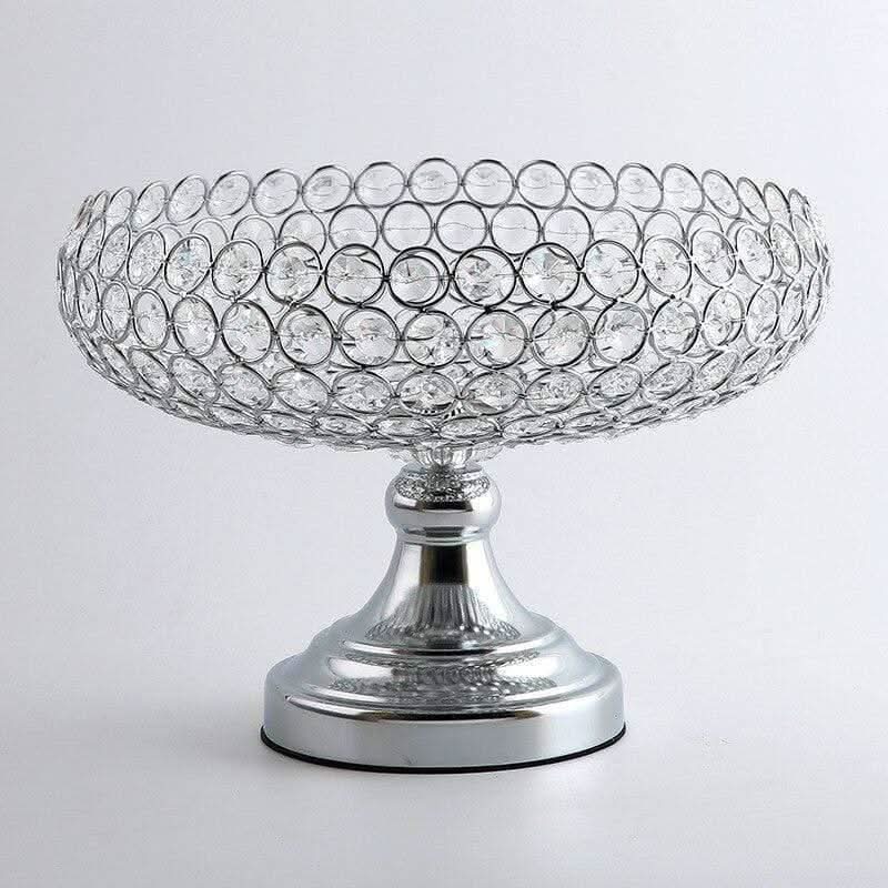VELISYA Elegante Kaskaden-Mittelstückschale Mit Strasssteine Und Glamour