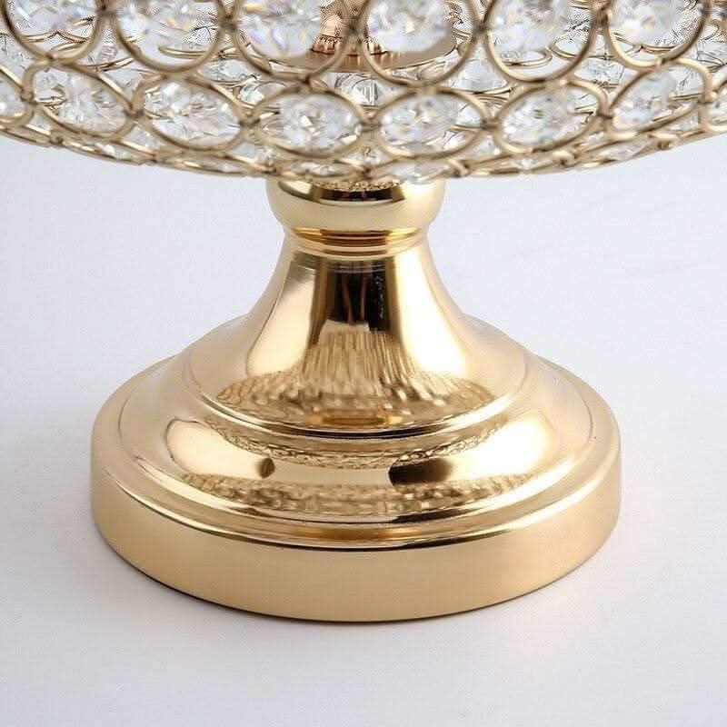 VELISYA Elegante Kaskaden-Mittelstückschale Mit Strasssteine Und Glamour