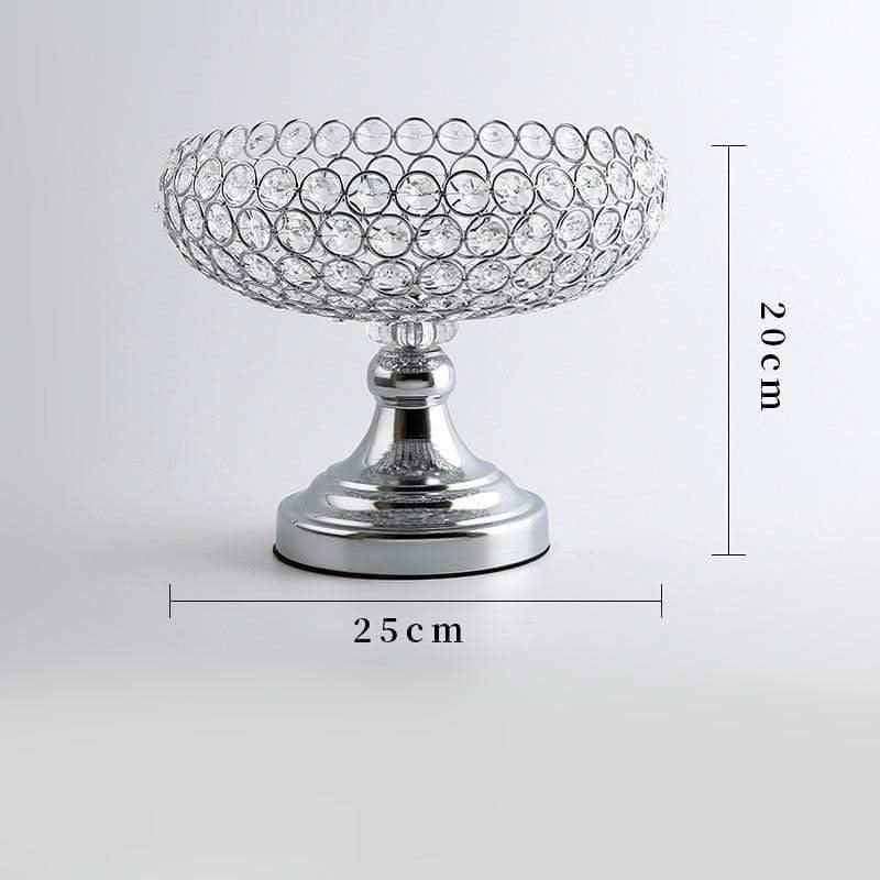 VELISYA Elegante Kaskaden-Mittelstückschale Mit Strasssteine Und Glamour