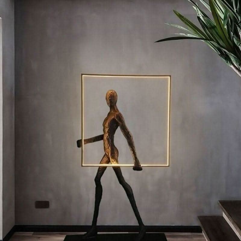 Fenella Figurale Strahlenle Keramik LED Lampe Warmes Licht