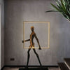 Fenella Figurale Strahlenle Keramik LED Lampe Warmes Licht
