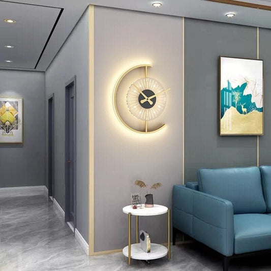 PUNCTUS LED UHR - Moderne LED Lichtuhr mit klarer Zeitanzeige und energiesparender Beleuchtung für stilvolle Raumgestaltung