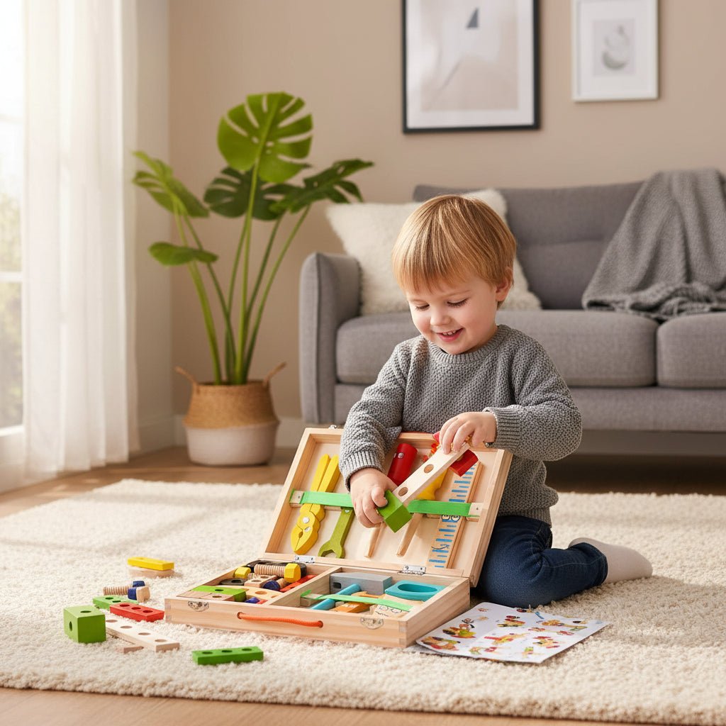 BUILDAROO – Kreatives Holzbau-Satz Für Spielerisches Lernen Und Fantasie