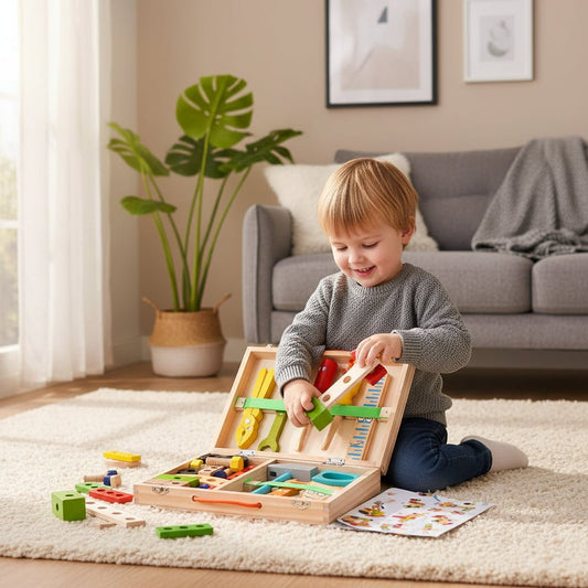 BUILDAROO – Kreatives Holzbau-Satz Für Spielerisches Lernen Und Fantasie