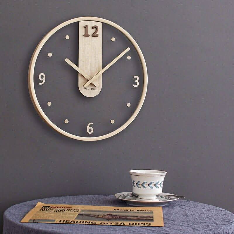 ELEGANTO – Minimalistische Wanduhr für Moderne Räume