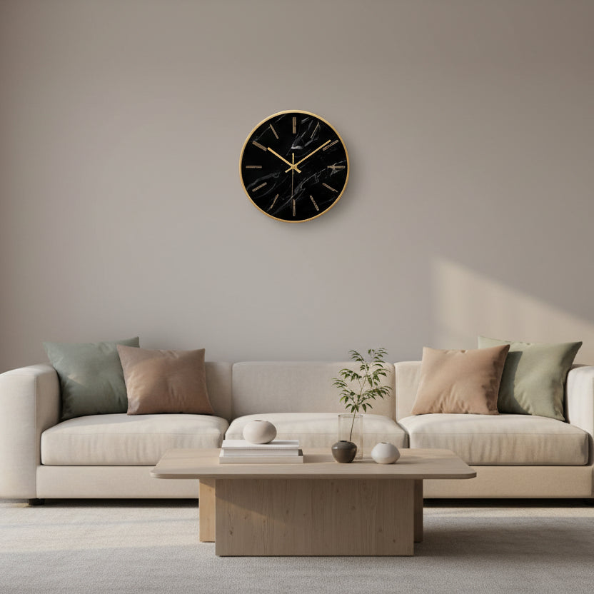 Arcora Wanduhr Aus Marmor Luxuriöse Zeitmessung Kunstwerk