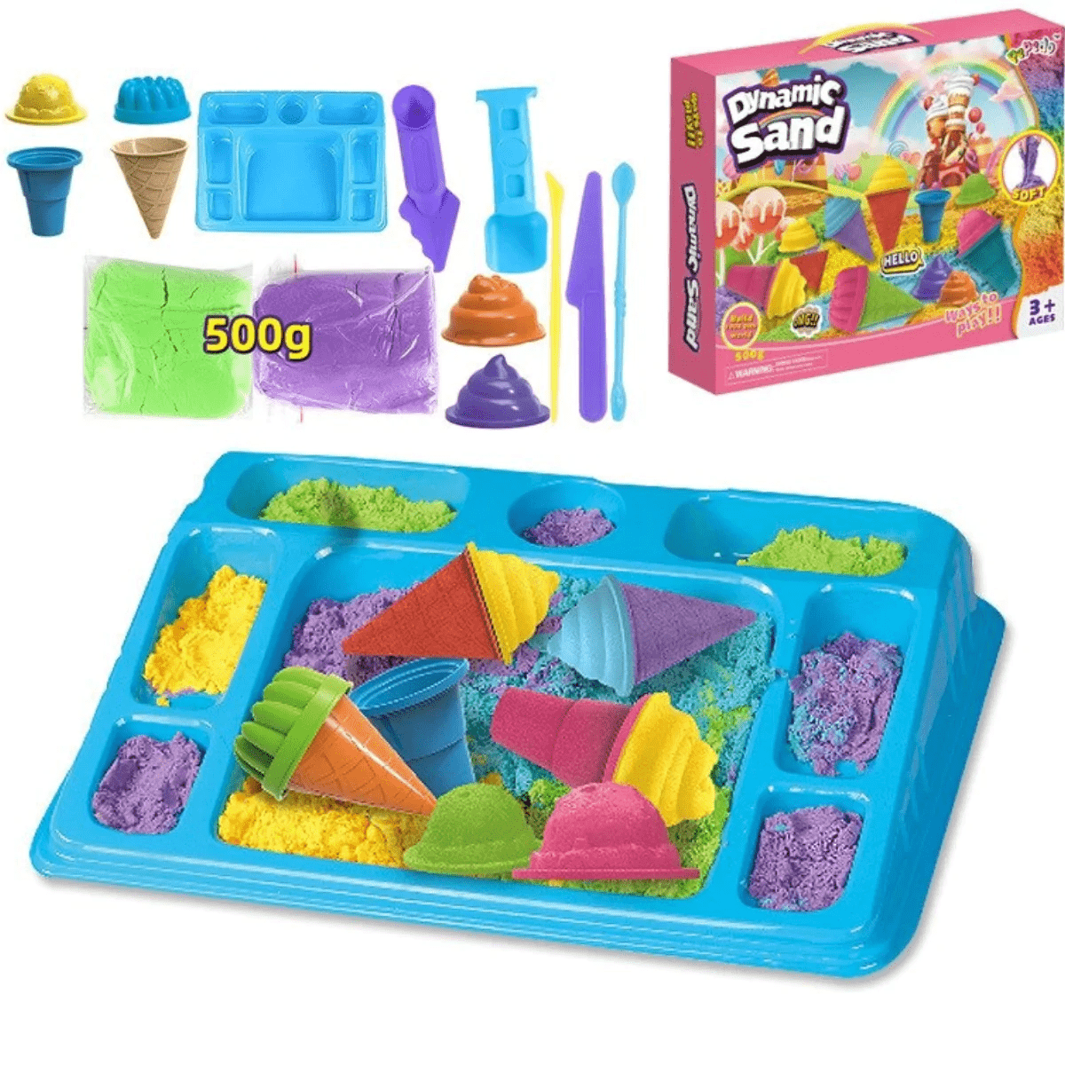 ImagiSand Kreationen – FantasieSand Satz – Kreatives Sandspiel Für Kinder