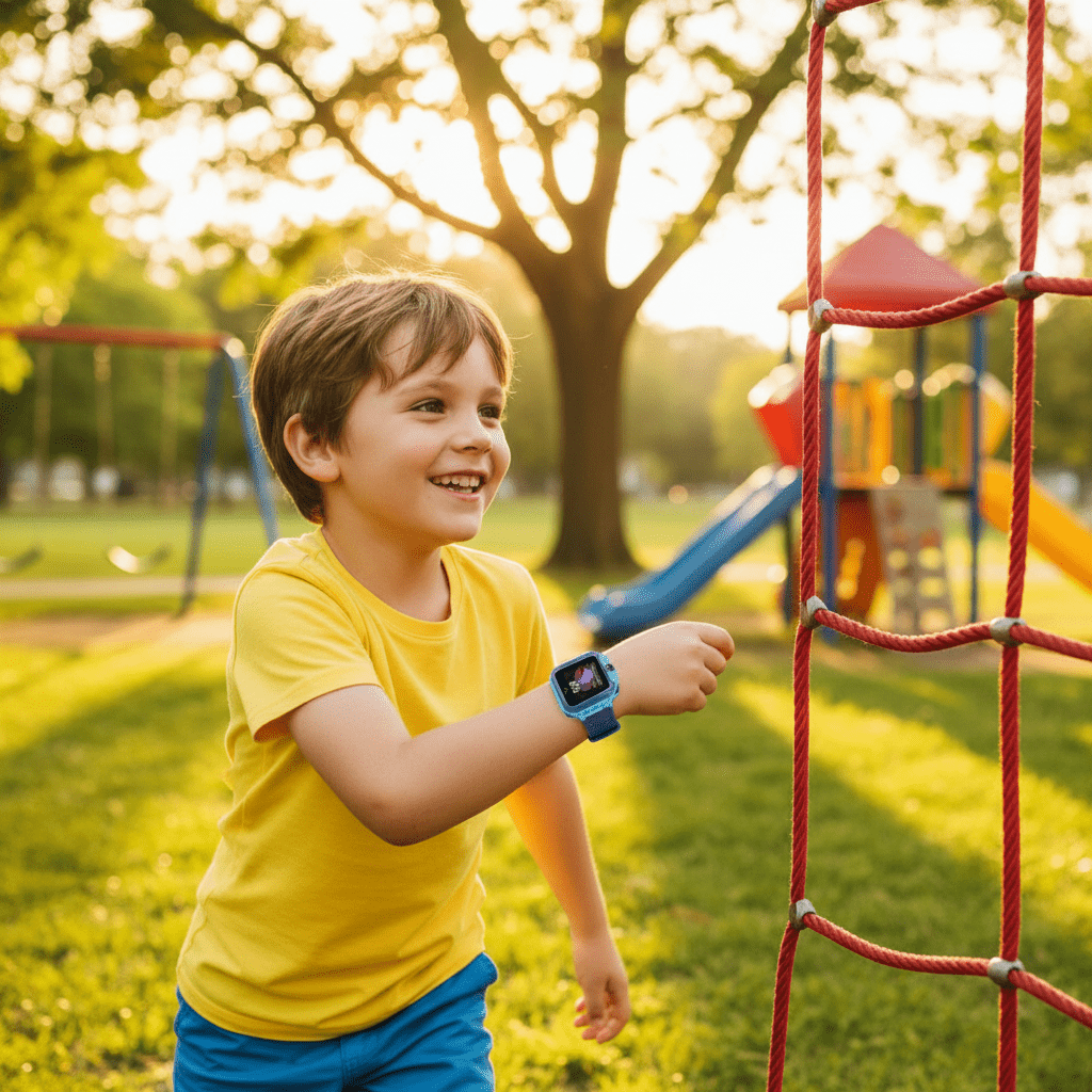 Kinderuhr – Ortungssystem Kinder-Smartuhr Mit Notruf-Funktion & Lernspaß