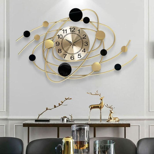 ALYANA Goldene Himmlische Umlaufbahn Wanduhr