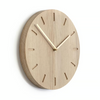 OAKVANE Watch Out Wanduhr – Skandinavische Eichen-Wanduhr Mit Messingzeigern