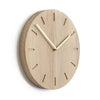 Watch:Out Wanduhr Eiche, Eiche-Messing