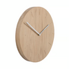 OAKVANE Watch Out Wanduhr – Skandinavische Eichen-Wanduhr Mit Messingzeigern