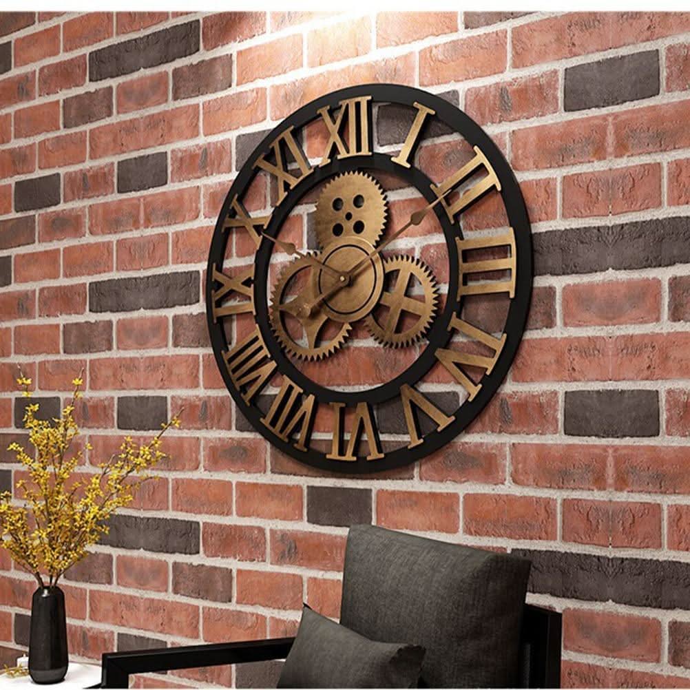 Elorine - Retro Steampunk Wanduhr