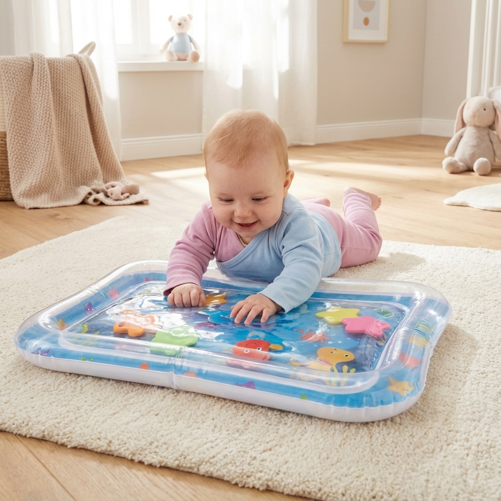 Wassermatte – Bauchlage Zeit für Kinder
