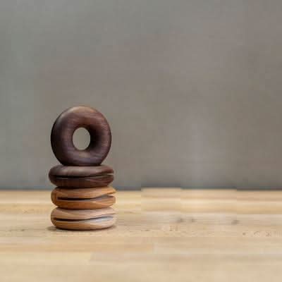 ZELLIX Umweltfreundliche Holz-Donut-Clips Beutelverschluss
