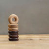 ZELLIX Umweltfreundliche Holz-Donut-Clips Beutelverschluss
