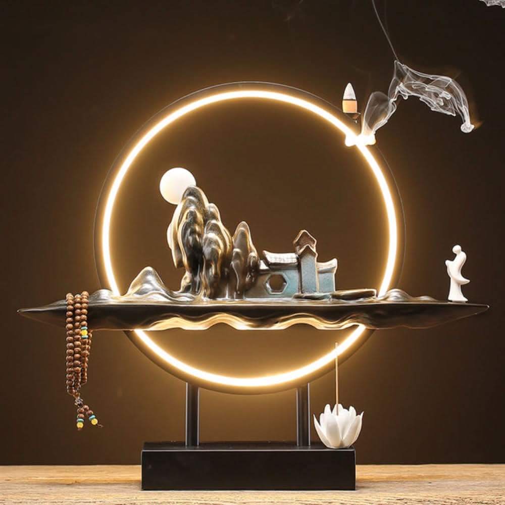 Essentra LED Wasserfall Räucherstäbchenbrenner Lampe