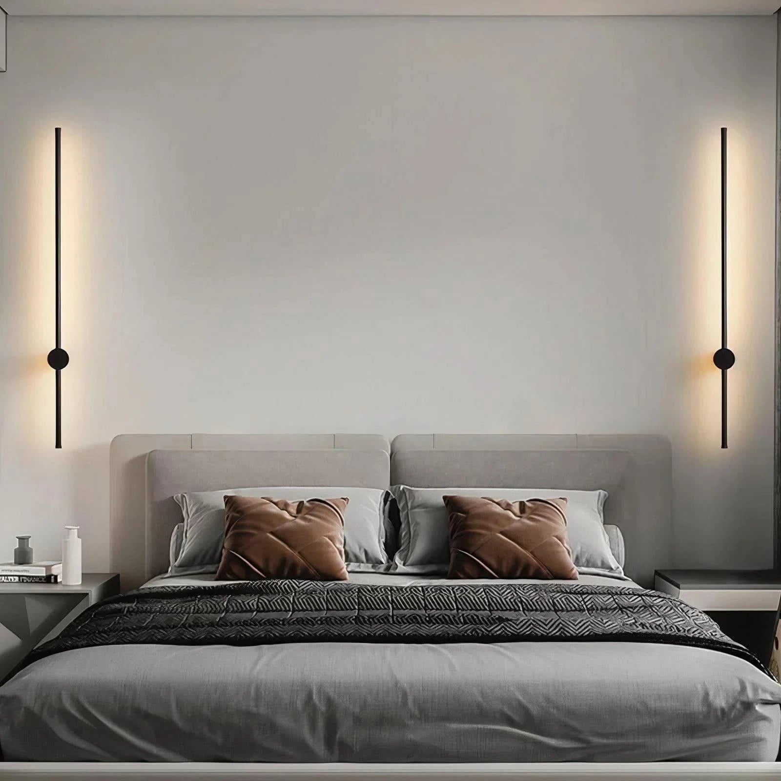 Bergen LED Wandleuchte Aus Aluminium Minimalistisches Design Dimmbare Beleuchtung Fernbedienung