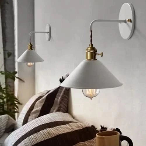 Amelia Retro-Lampe Kegelförmige Metallleuchte Mit Sanftem Licht Für Wohnzimmer Schlafzimmer Heimbüro